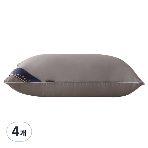 비투윈 편안한 베개솜 800g, 그레이, 4개