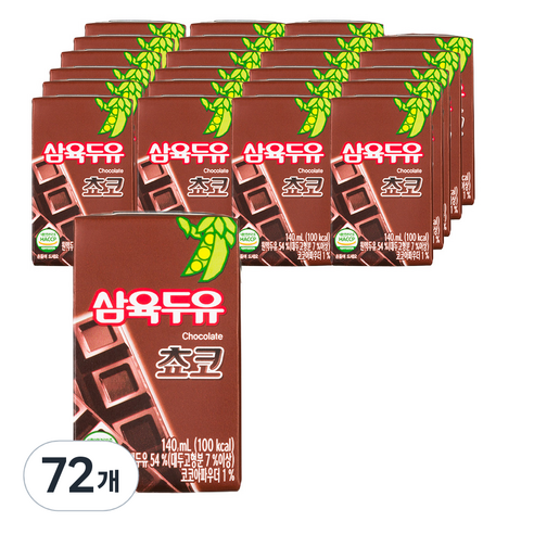 삼육두유 초코맛, 140ml, 72개