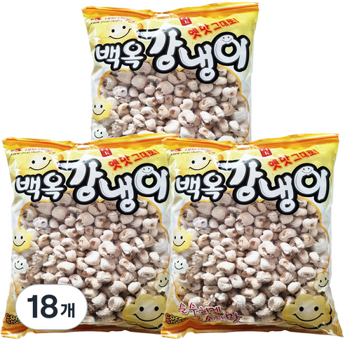 마트코리아 백옥강냉이, 200g, 18개