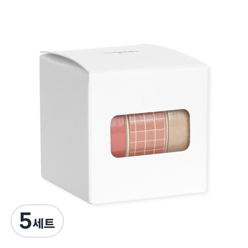 왈가닥스 아르떼 마스킹 테이프 플랜 15mm x 10m 3종 세트, Maple leaf, 5세트