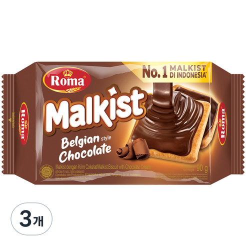 마요라 말키스트 초코 크래커 9g x 10p, 3개, 90g