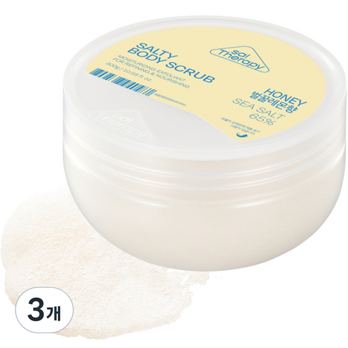 솔테라피 솔티 허니 바디스크럽, 300g, 3개