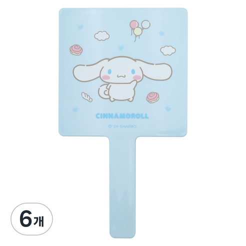 산리오캐릭터즈 사각손거울 대, 시나모롤, 6개