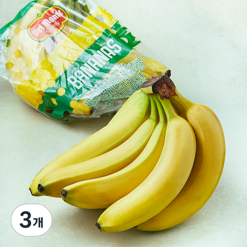 코스타리카산 델몬트 바나나, 3개, 1.3kg