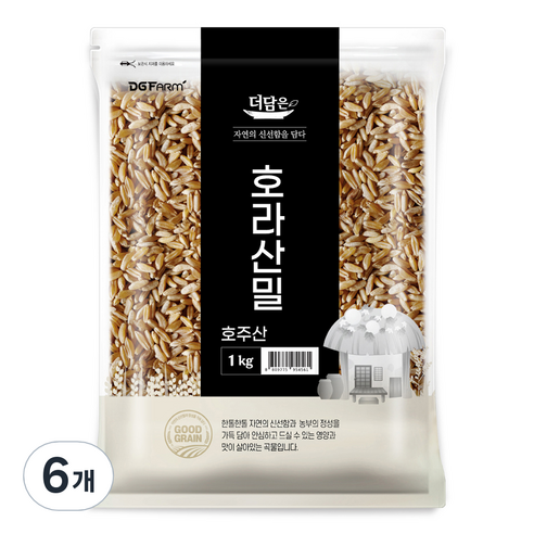 더담은 호라산밀, 1kg, 6개