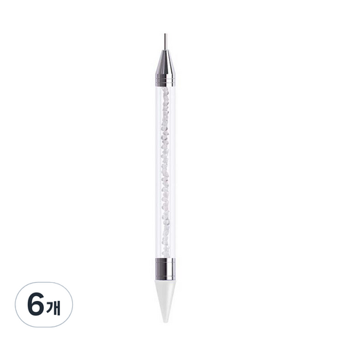 달모아 네일 파츠 큐빅 스톤 피커 집게, A, 6개