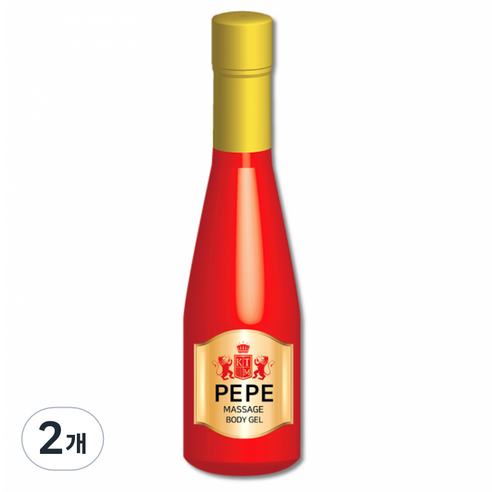 레드루비 페페 마사지젤, 2개, 270ml