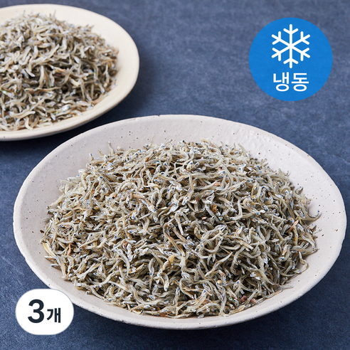 바다원 볶음용 멸치 (냉동), 3개, 500g