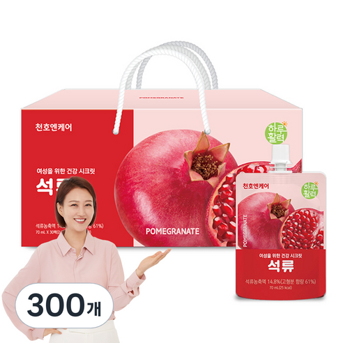 천호엔케어 하루활력 석류즙, 70ml, 300개