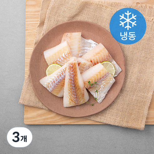 사랑해어 가시제거 어린이 순살 명태 (냉동), 450g, 3개
