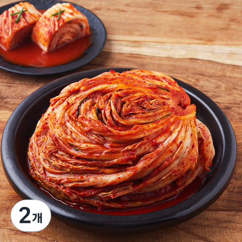 농가식품 알뜰 포기김치, 3kg, 2개
