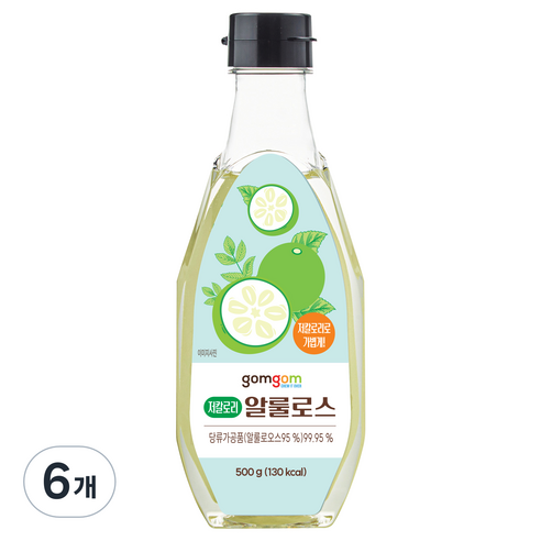 곰곰 저칼로리 알룰로스, 500g, 6개