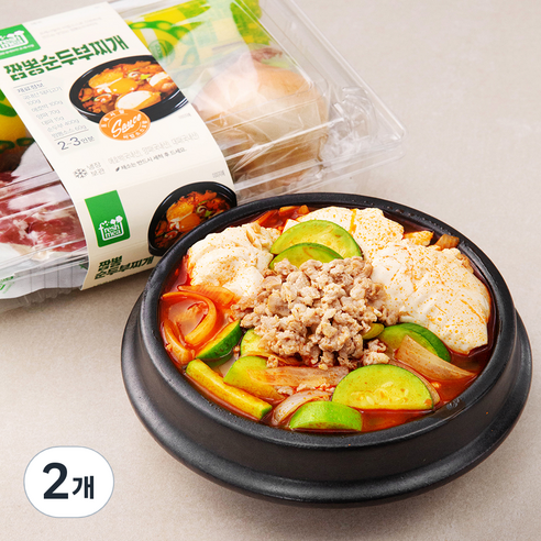 프레시밀 짬뽕 순두부 밀키트 2~3인분, 745g, 2개