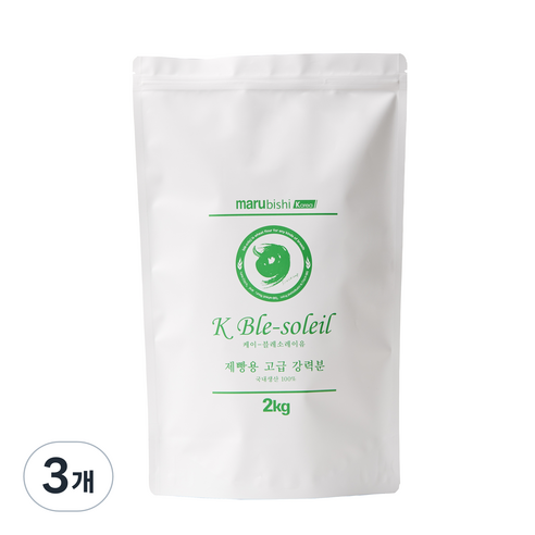 K 블레소레이유 제빵용 고급 강력분, 2kg, 3개