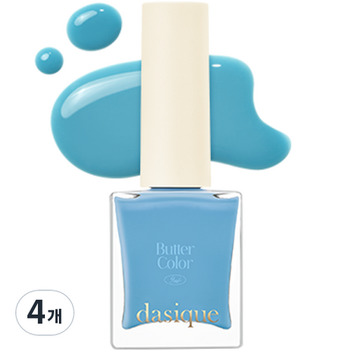 데이지크 시럽 네일 컬러 매니큐어, 09 블루 치즈, 9ml, 4개
