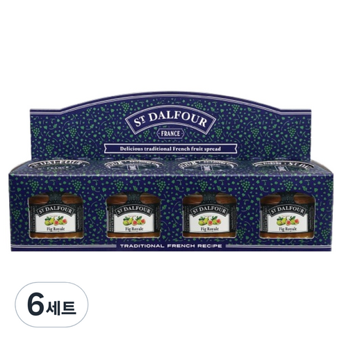 샹달프 미니잼 무화과 4p 세트 112g, 6세트
