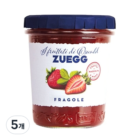 주에그 딸기잼, 320g, 5개