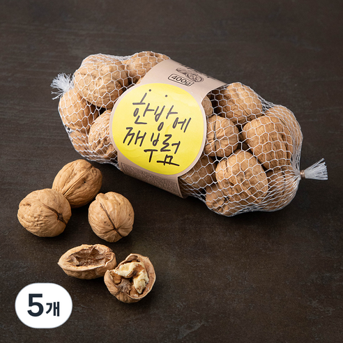 아산율림 한방에 깨부럼 호두, 400g, 5개