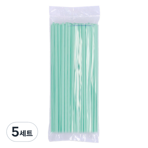 마다꾸미 요술 매직 파티 벌룬 막대풍선 100p 세트, 파스텔라이트민트, 5세트