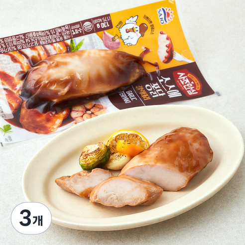 사조 안심 소스에퐁닭 갈릭데리, 130g, 3개