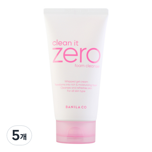 바닐라코 클린 잇 제로 폼 클렌저, 150ml, 5개