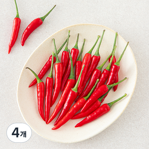 쥐똥고추(프릭키누), 4개, 50g