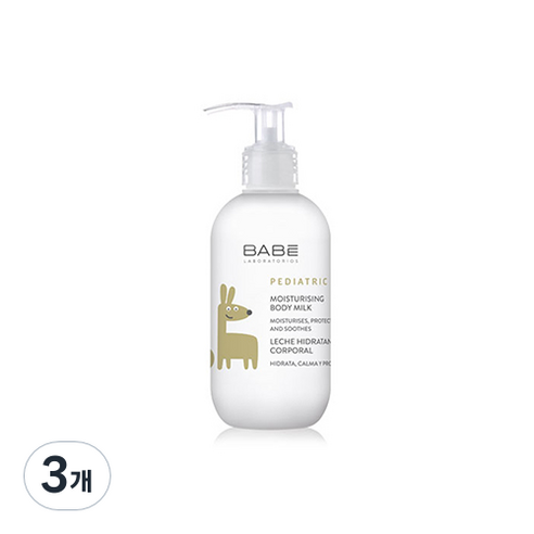 바베 페디아트릭 바디밀크, 500ml, 3개