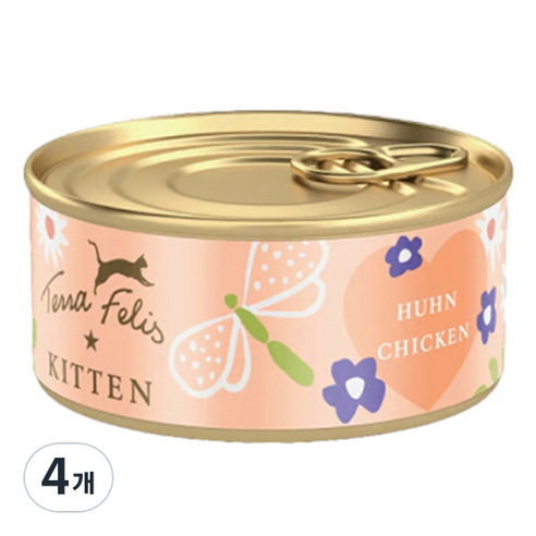 테라펠리스 고양이 키튼, 닭, 70g, 4개