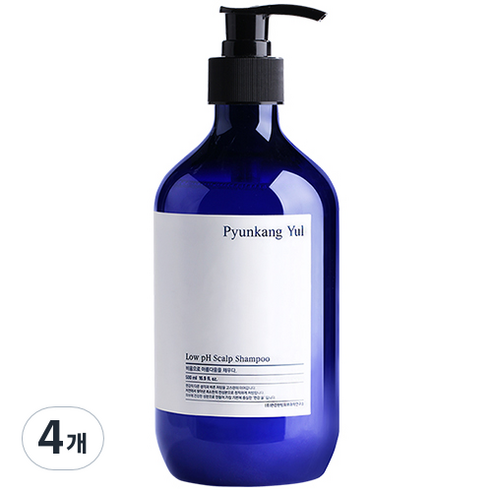 편강율 약산성 두피 케어 샴푸, 500ml, 4개