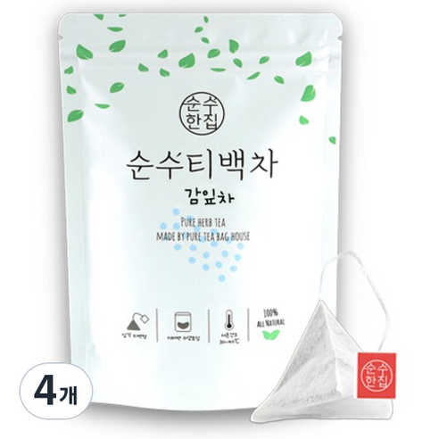 순수한집 감잎차 티백, 1g, 10개입, 4개