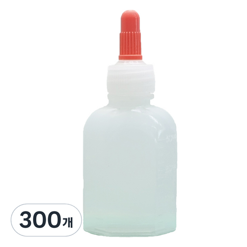 일회용 PE 긴뚜껑 약병 30ml, 300개