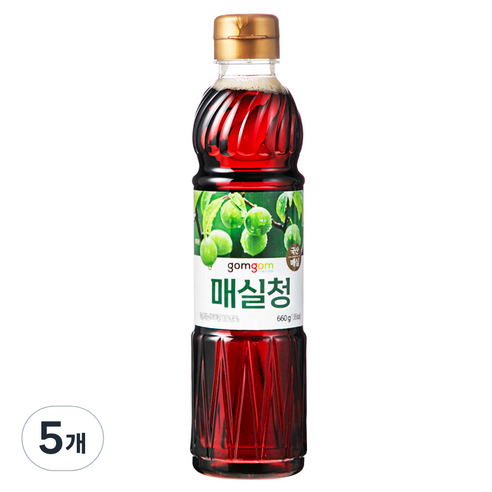 곰곰 매실청, 660g, 5개