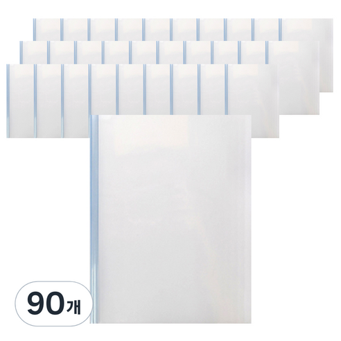에코에코청운 둥근 쫄대화일 6mm A4, 투명, 90개