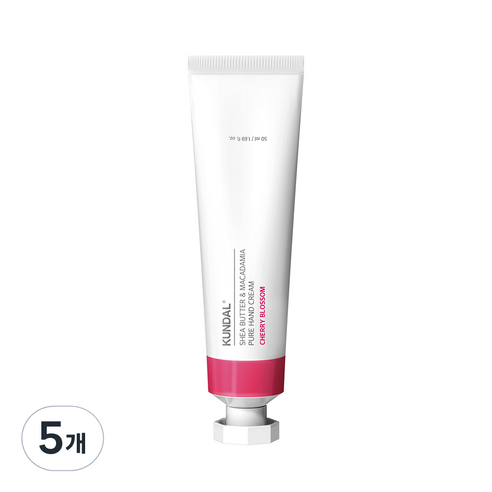 쿤달 퓨어 핸드크림 체리블라썸향, 50ml, 5개