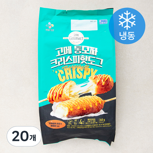 고메 통모짜 크리스피 핫도그 (냉동), 20개, 85g
