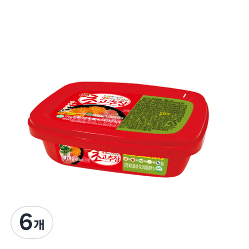 진미 양념이된초고추장, 170g, 6개