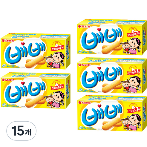 오리온 돌아온 배배, 80g, 15개