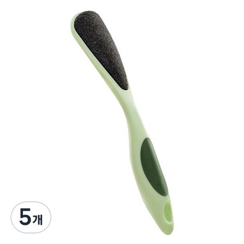 굿프랩 이지 그립 풋케어 각질 제거기 그린, 1개입, 5개