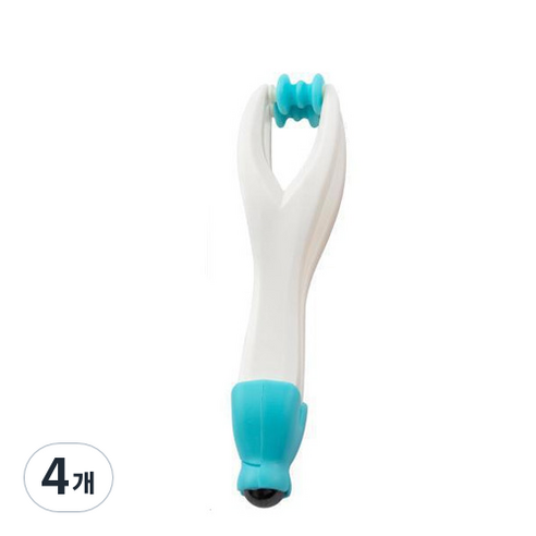 손가락 지압 마사지기 m11, 4개, 블루