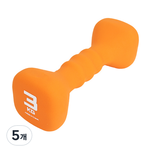 아이워너 네오프렌 사각 컬러아령 오렌지, 3kg, 5개