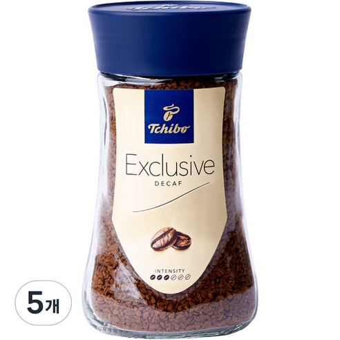 치보 익스클루시브 디카페인 인스턴트 커피, 100g, 1개, 5개