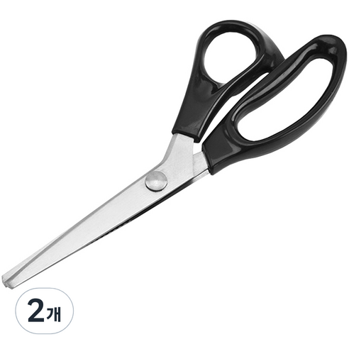 동아피엠에스 스테인리스 핑킹 가위 삼각형 7mm, 혼합색상, 2개