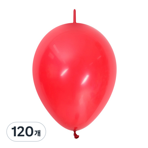 셈퍼텍스 링커 풍선 30cm, 레드, 120개
