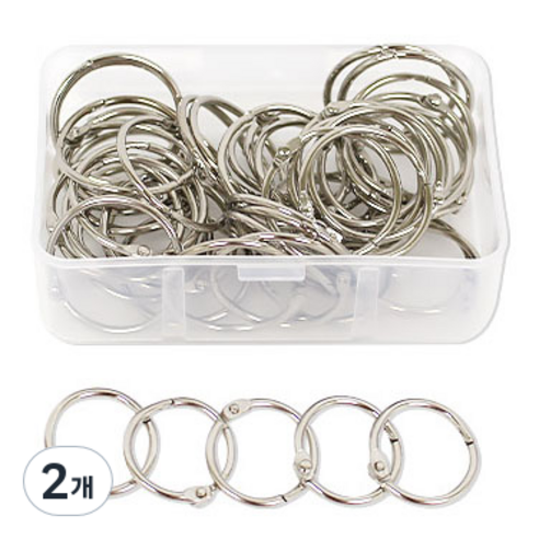 실버 오링 75개입, 25mm, 2개