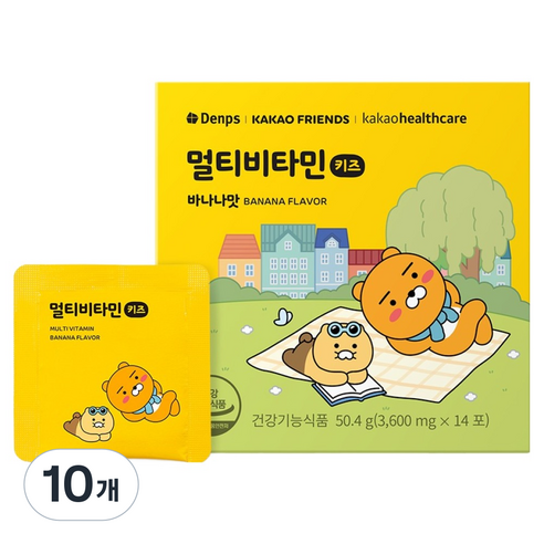 덴프스 카카오 멀티비타민 키즈 14p, 50.4g, 10개