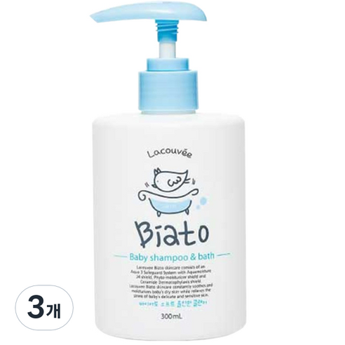 라꾸베 바이아토 소프트올인원클렌져, 300ml, 3개
