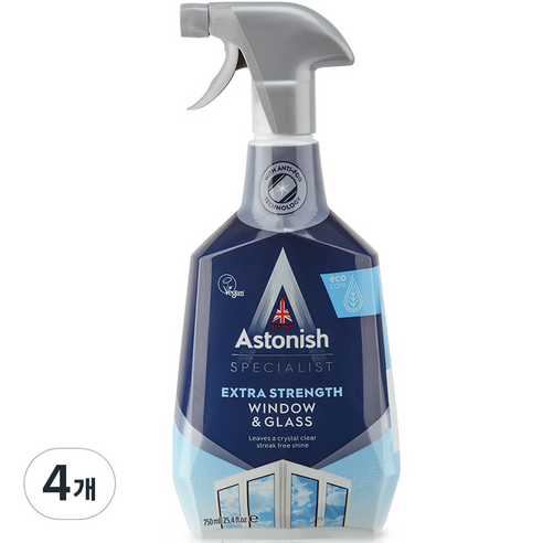 아스토니쉬 스페셜리스트 윈도우 클리너 750ml, 4개