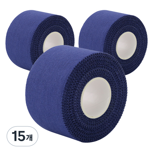 크리다 KRIDA C-tape 스포츠 테이프 네이비 3.8cm x 9.1m, 15개, 1개입