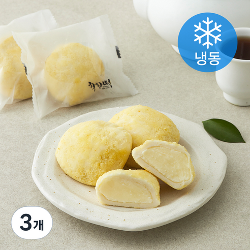 착한떡 생우유 찹쌀떡 (냉동), 60g, 4개입, 3개