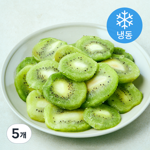 키위 슬라이스 (냉동), 5개, 1kg